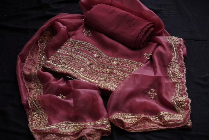 Avinya Silk with Hand Embroidery