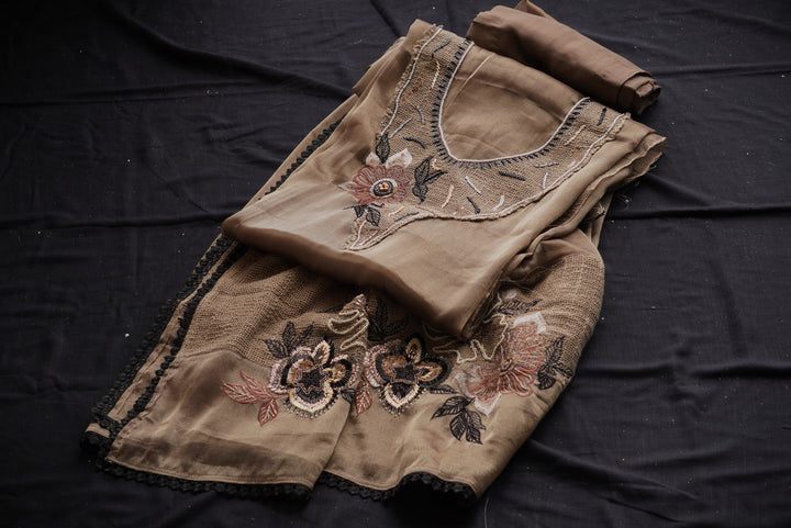 Shasha Silk Unstitched Suit Set