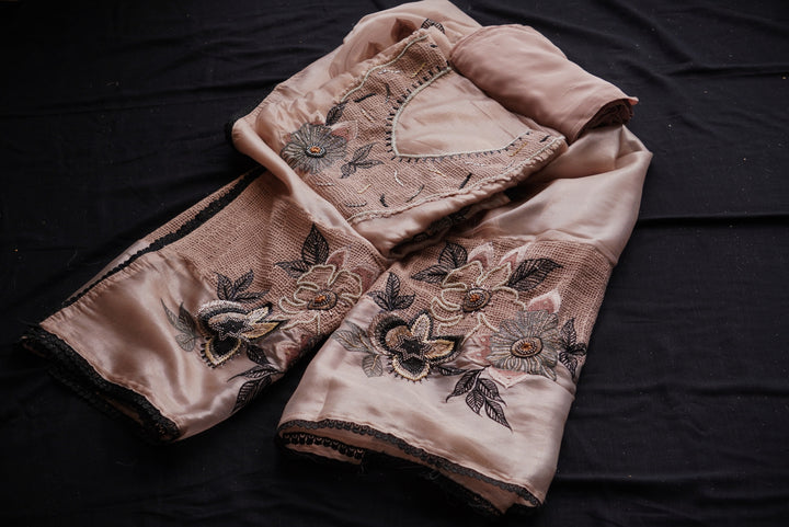 Shasha Silk Unstitched Suit Set