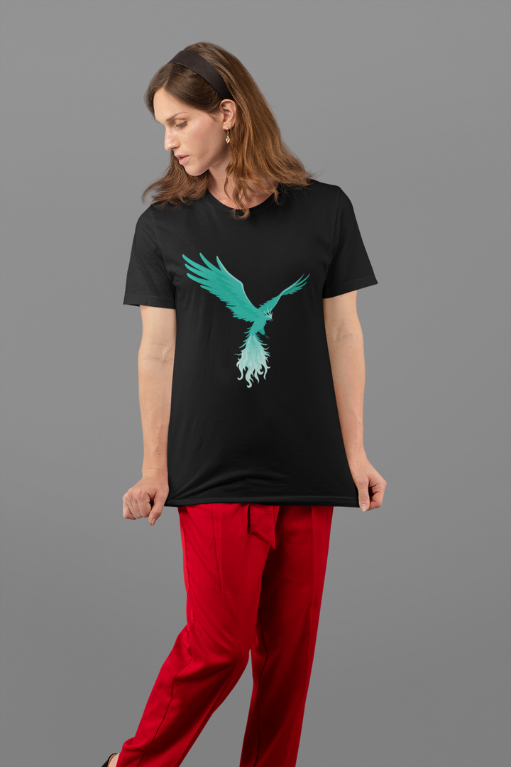 Gphoenix Printed Tshirt by UQ(Black)