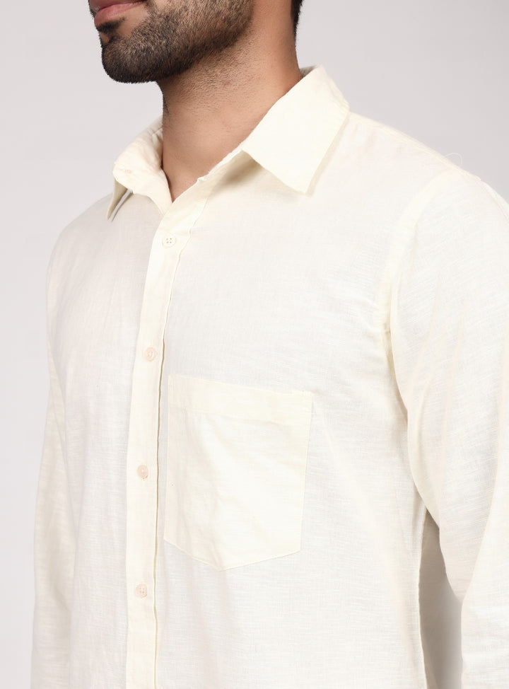 Linen Shirt - Cream