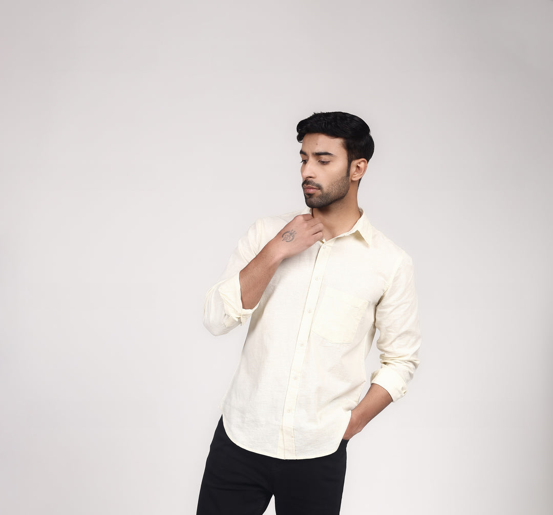 Linen Shirt - Cream