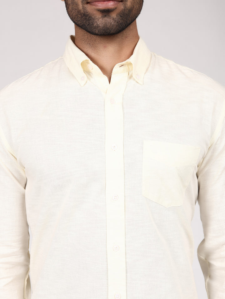 Linen Shirt - Cream