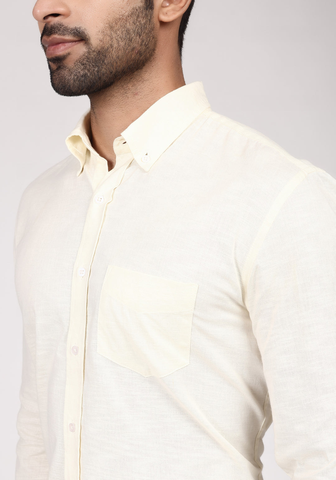 Linen Shirt - Cream