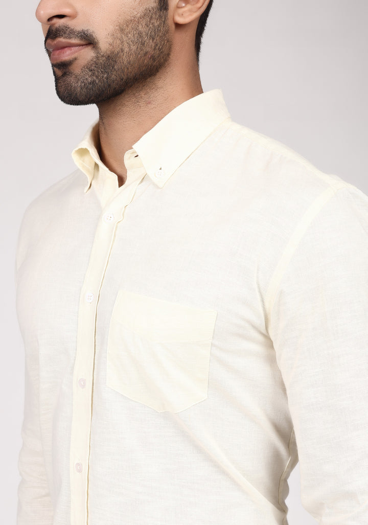 Linen Shirt - Cream