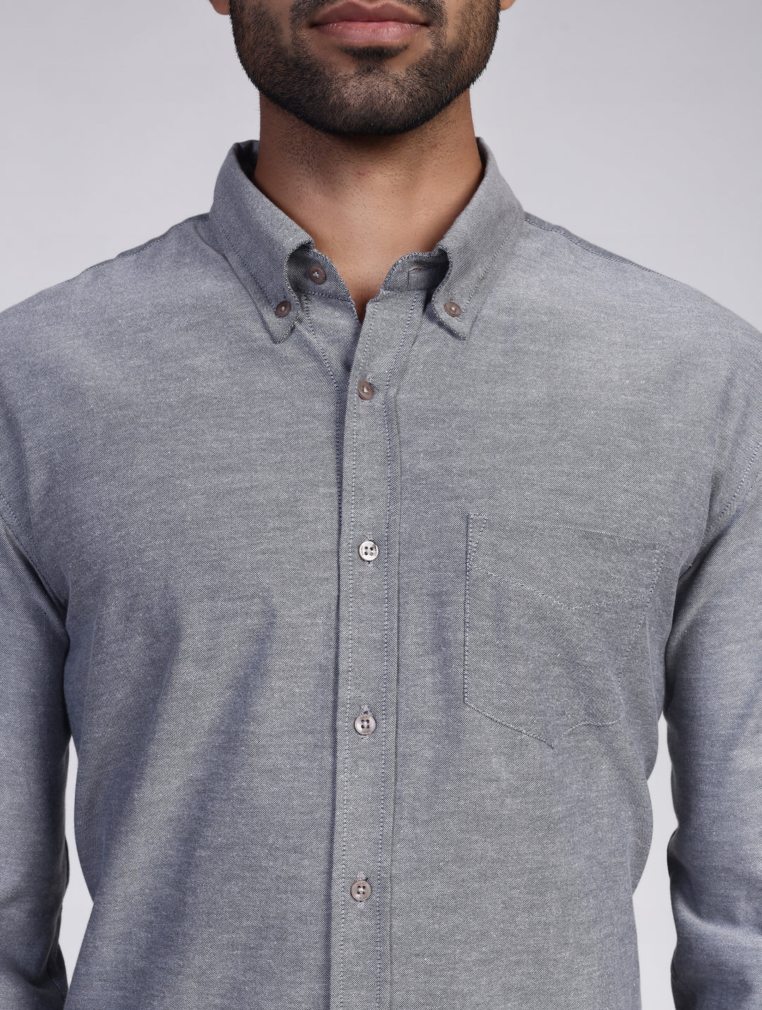 Oxford Shirt -  Dark Grey