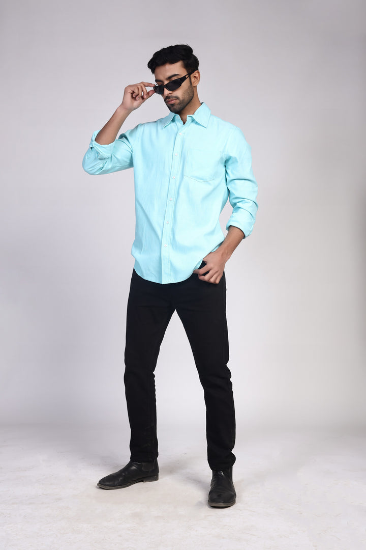 Oxford Shirt - Turquoise