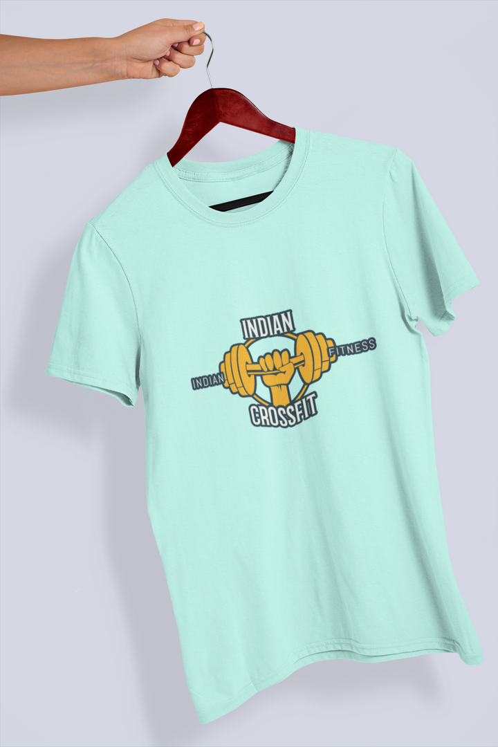 Fitness Gym Printed Tshirt by UQ(Mint)