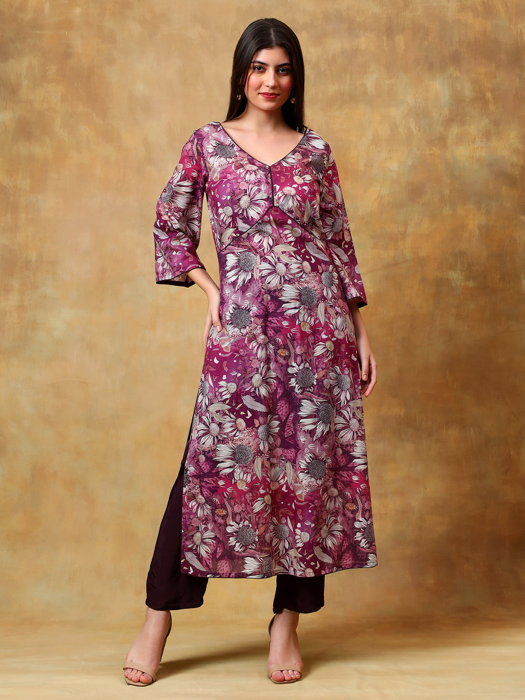 Floral Cotton Kurta Set