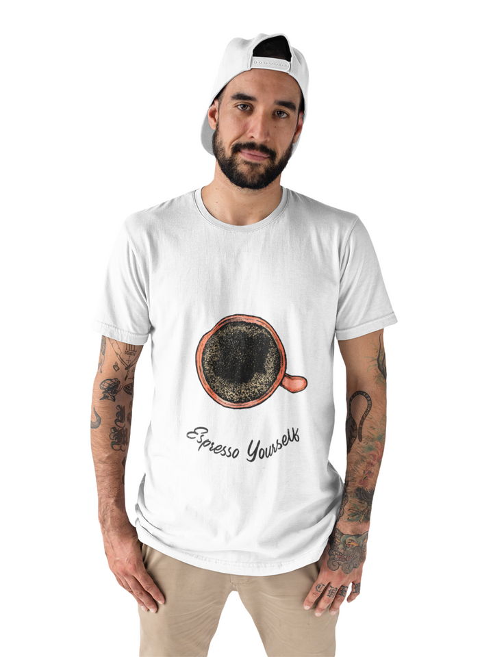 Cup Printed Tshirt by UQ(White)