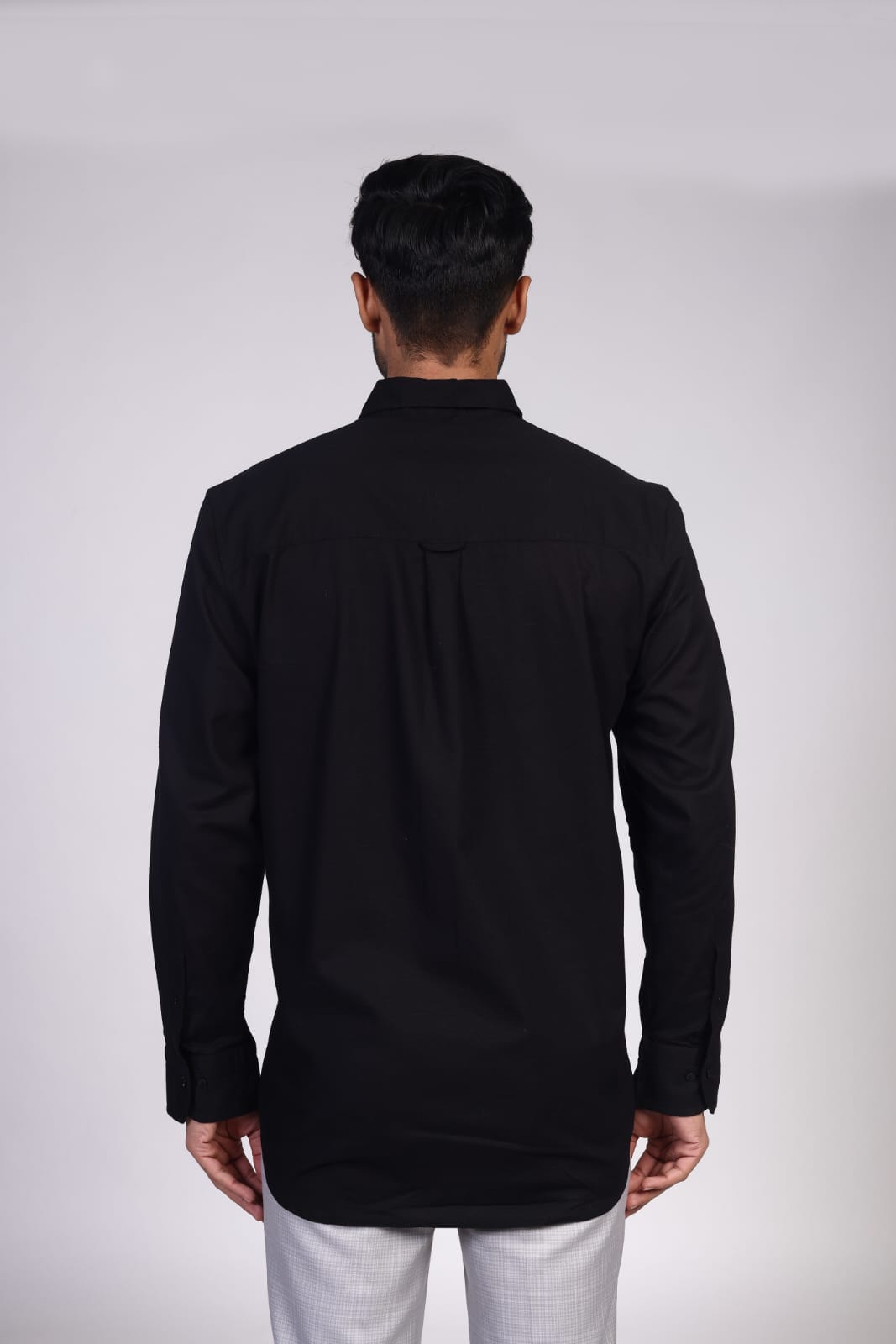 Linen Shirt - Black