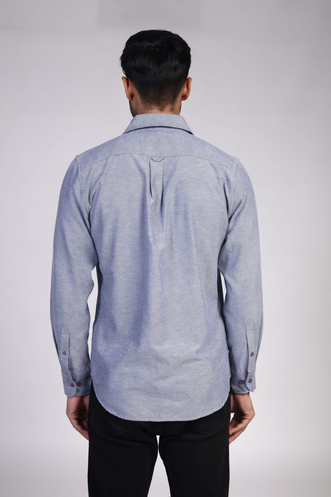 Oxford Shirt - Navy Blue / Chambray