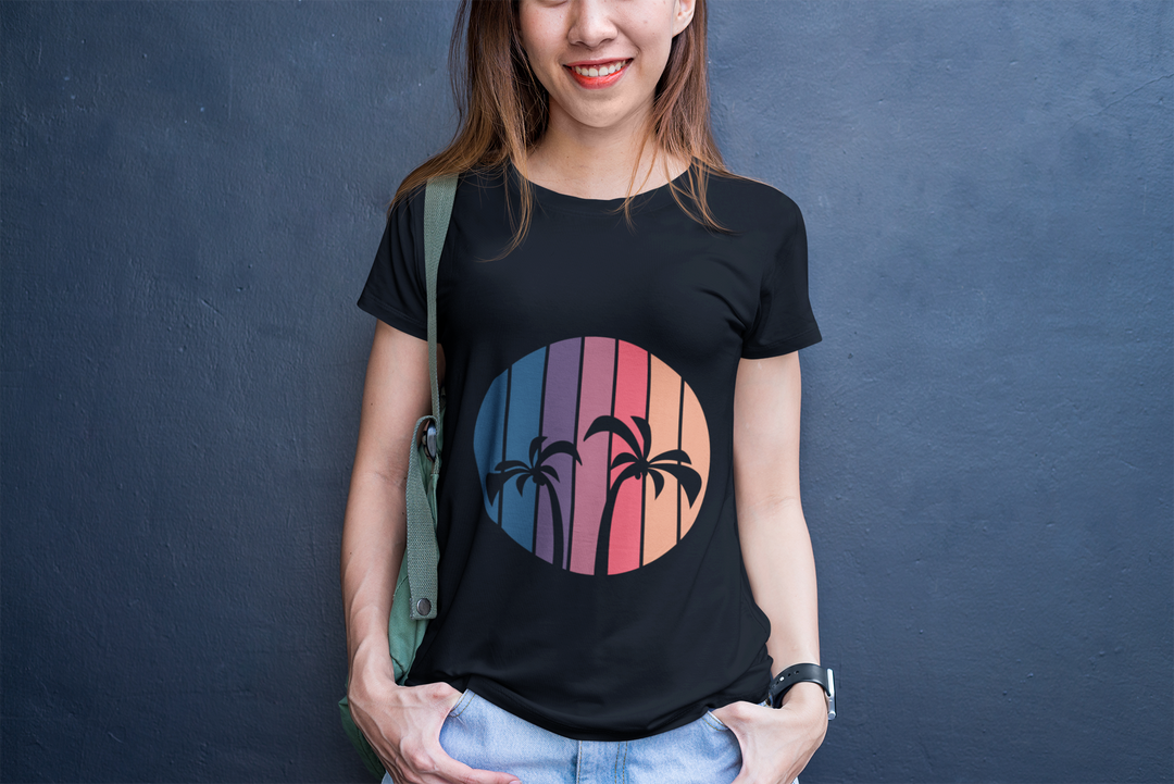 Tree Printed Tshirt (Black)