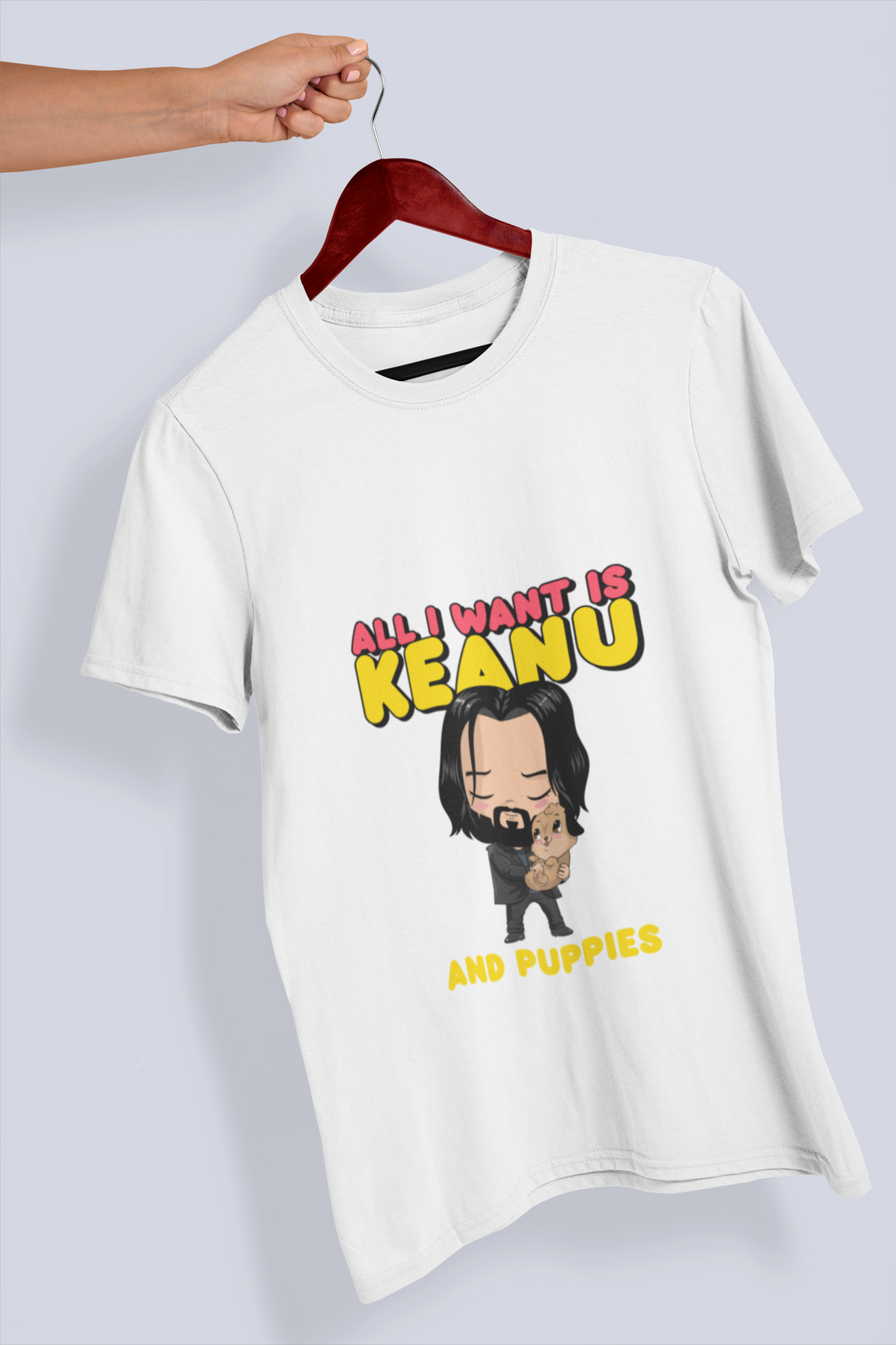 Keanu Printed Tshirt by UQ(White)