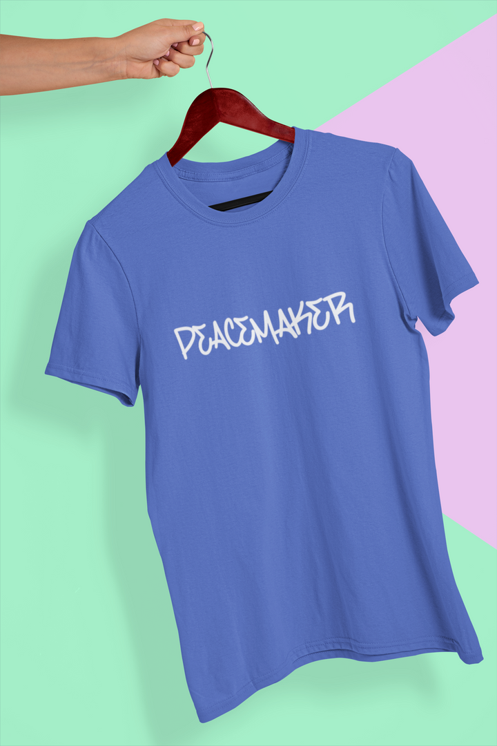 Peacemaker Printed Tshirt by UQ(Royal Blue)