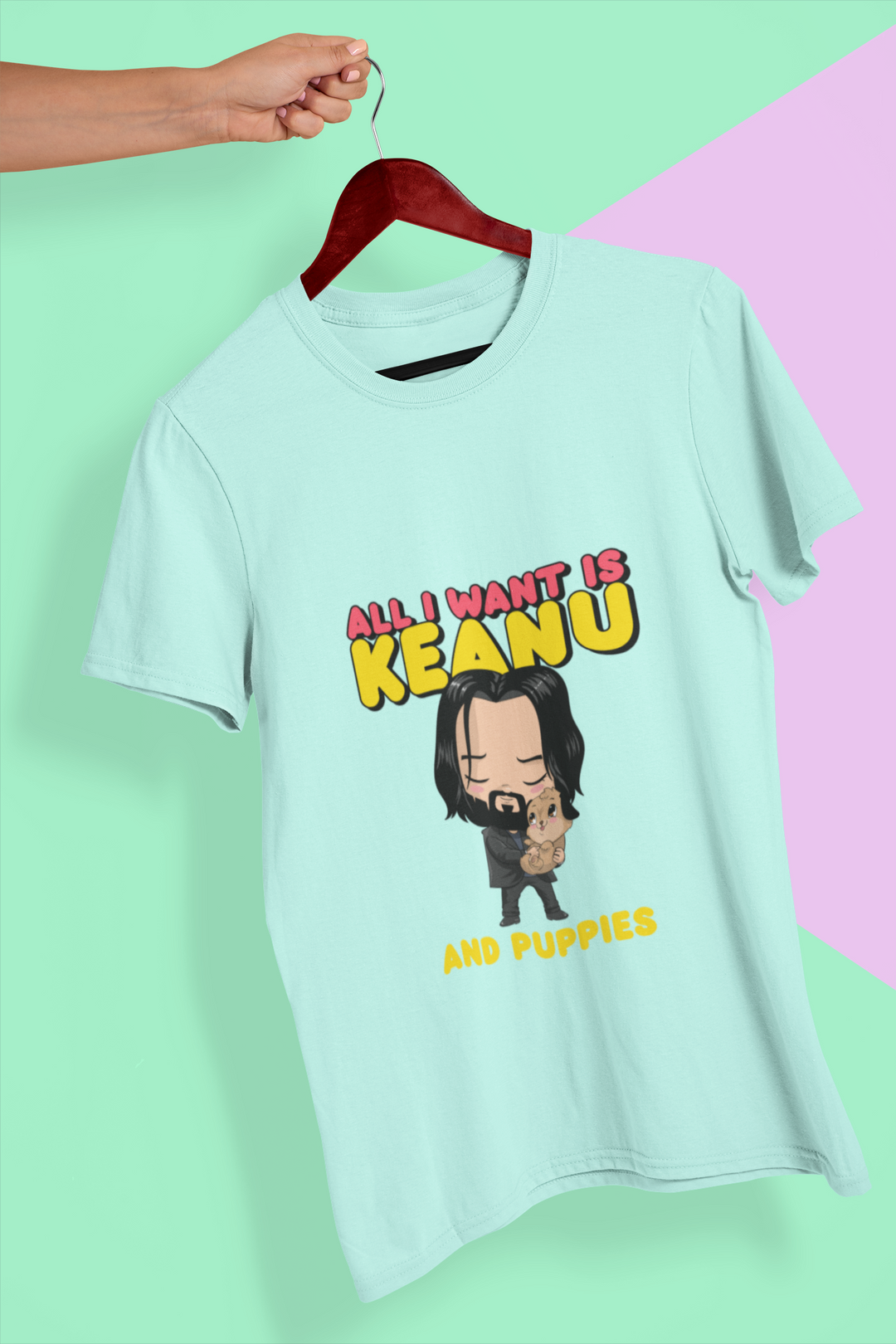 Keanu Printed Tshirt by UQ(Mint)