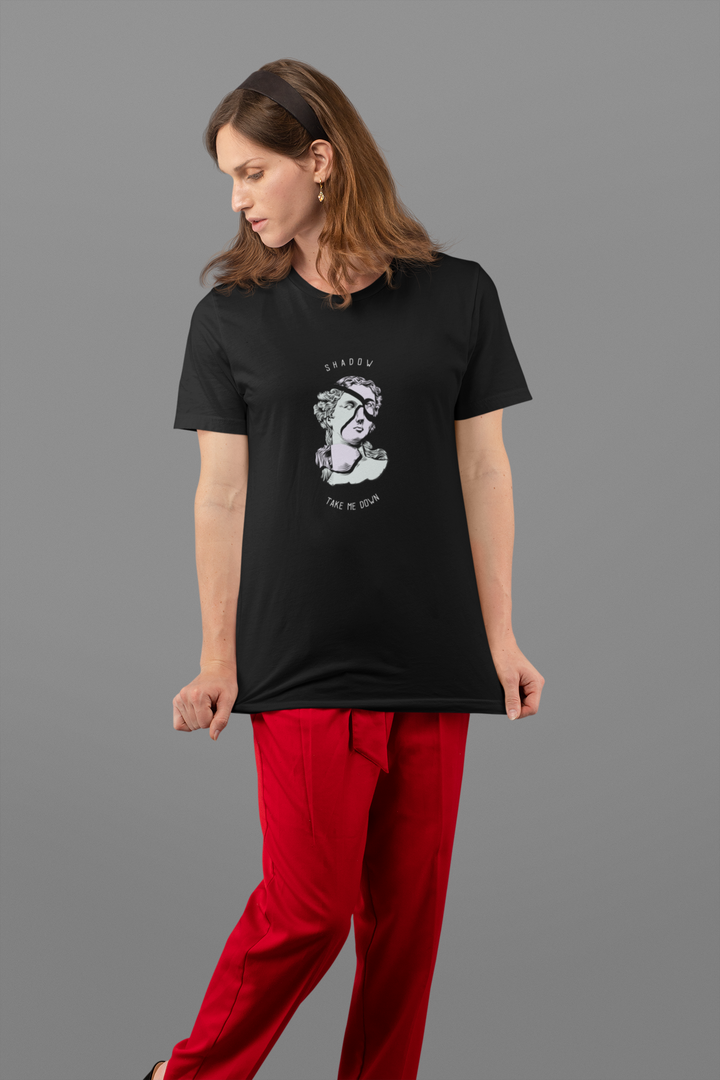 Statue Printed Tshirt (Black)