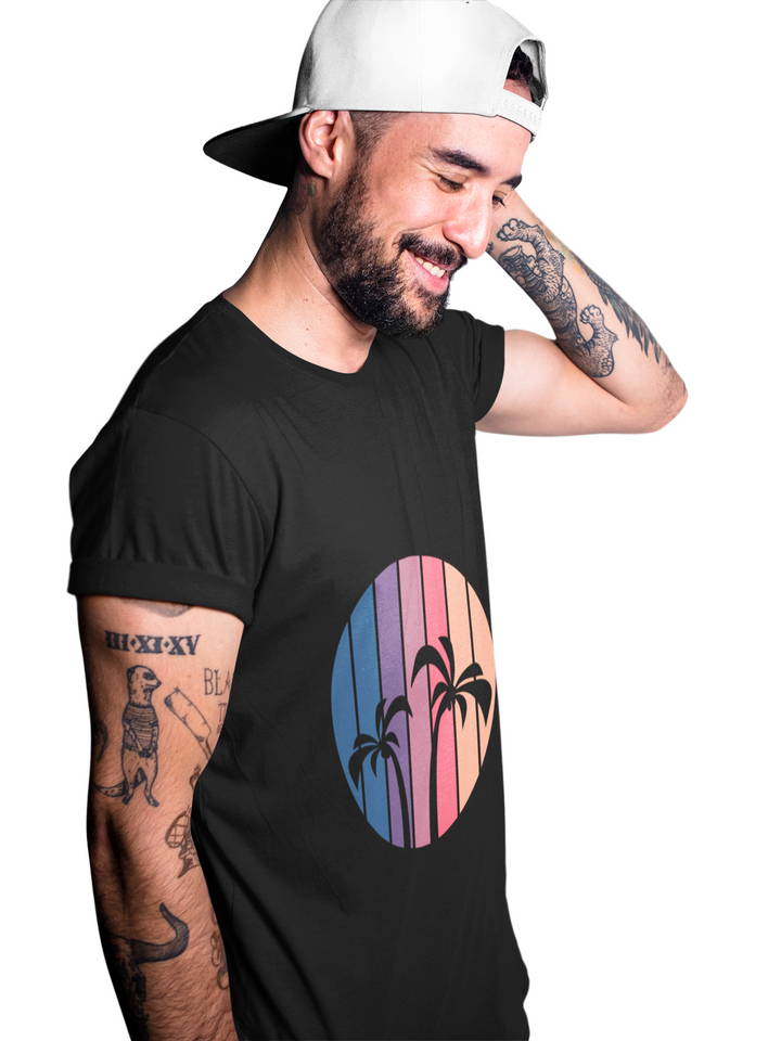 Tree Printed Tshirt (Black)